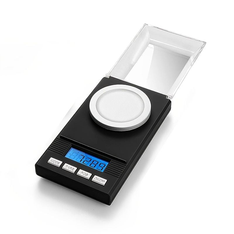 Milligram Scale USB Powered - Mg/ Gram Scale; Precision Digital Pocket Carat Scale Electronic Jewelry Scales For Powder Medicine/ Jewelry/ Reloading/ Herb Including Calibration Weights