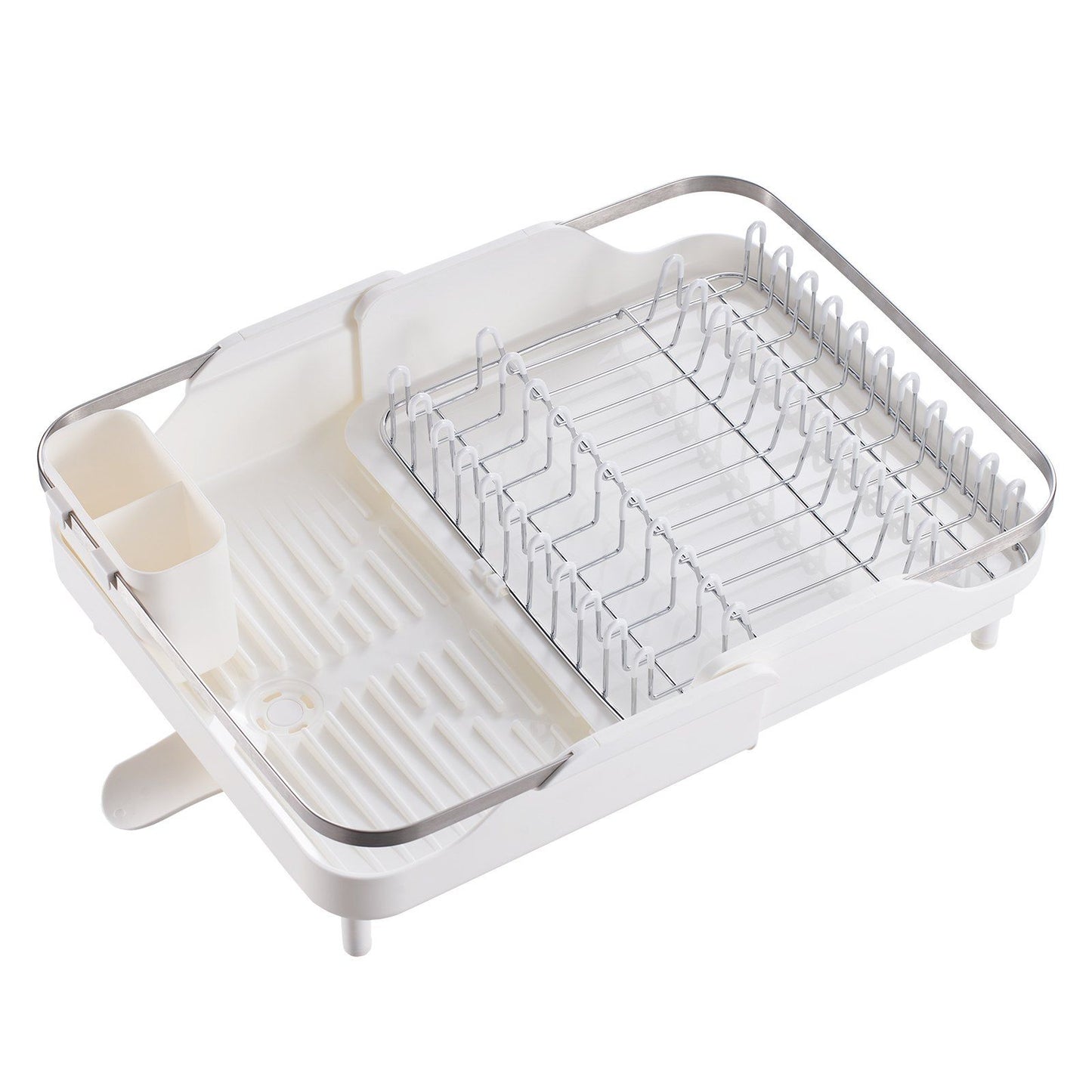 VEVOR Dish Drying Rack Expandable Drainer Stainless Steel Kitchen Utensil Holder