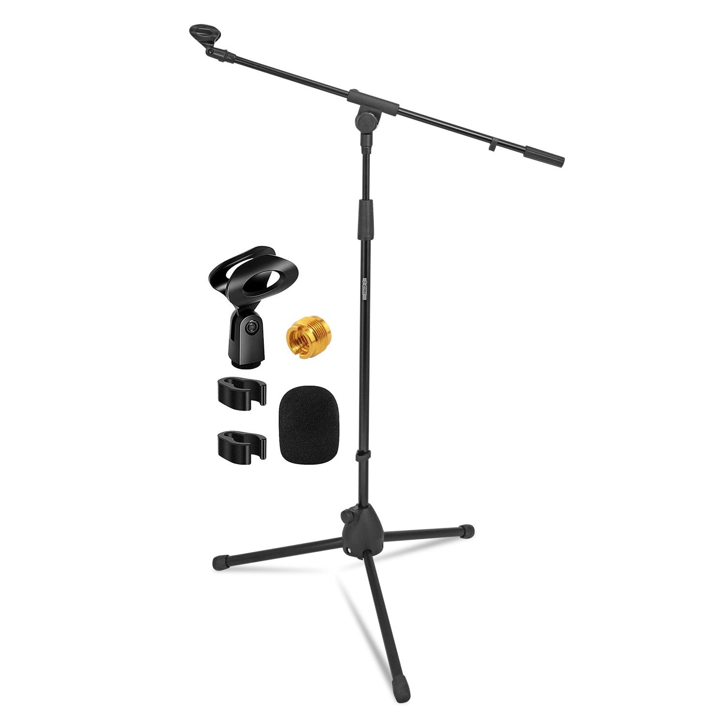 5 Core Tripod Mic Stand Floor Adjustable 18 to 72 Inches Sturdy Boom Arm Holder Microphone Stands Pedestal Para Microfono for Singing MS 080