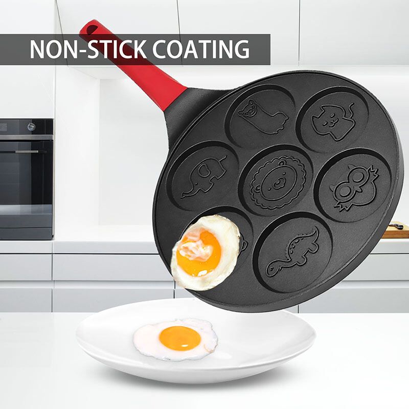 Egg Pan Omelette Pan Pancake Pan Maker Nonstick Egg Cooker Skillet for Pancakes Cookies Burgers Breakfast Pan