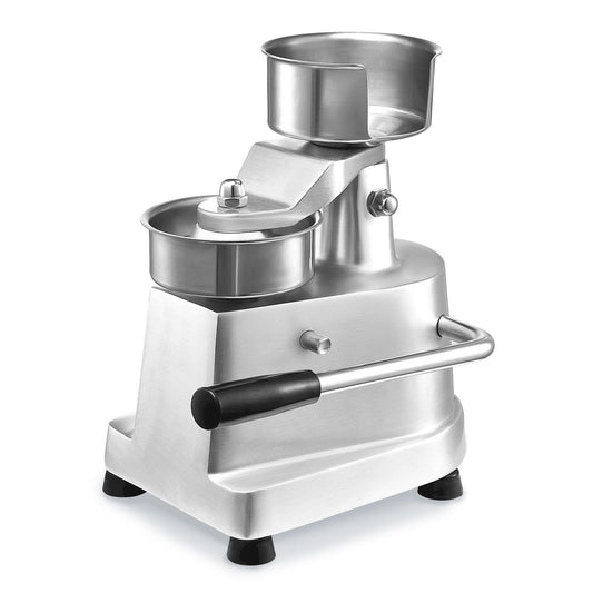 VEVOR Commercial Burger Patty Maker, 100mm/4inch Hamburger Beef Patty Maker, Heavy Duty Food-Grade Stainless Steel Bowl Burger Press Machine, Kitchen Meat Forming Processor with 1000 Pcs Patty Papers