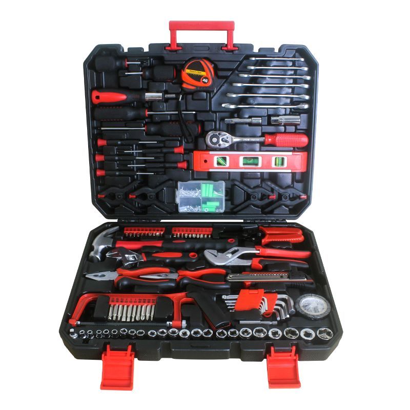 Household Essential Daily Repair Hand Tool Box with Toolset 238Pcs