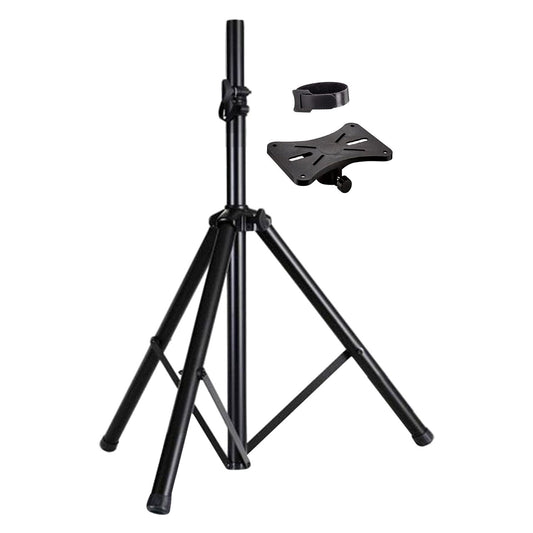 5 Core Speaker Stand Tripod Floor Adjustable Up to 48 Inch DJ Studio Monitor Stands Short Pole Mount - SS HD 1PK 4FT