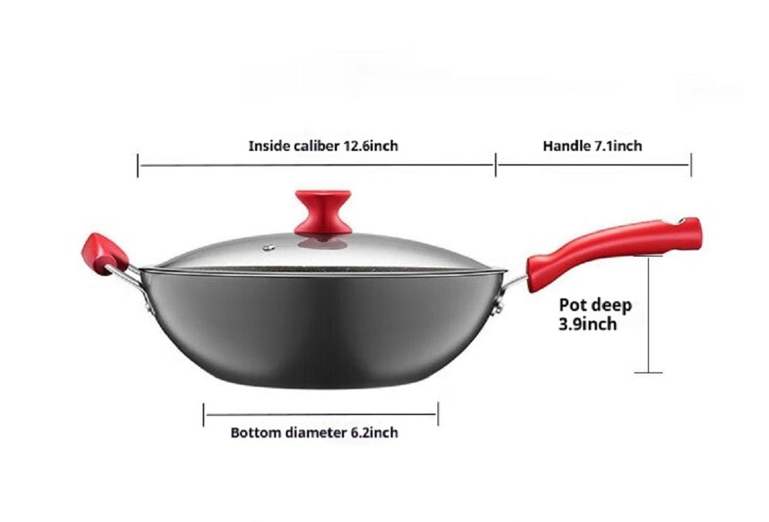 Elegant Selection Star Stone Non-Stick Frying Wok